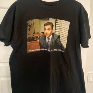 The Office Michael Scott quote tshirt black